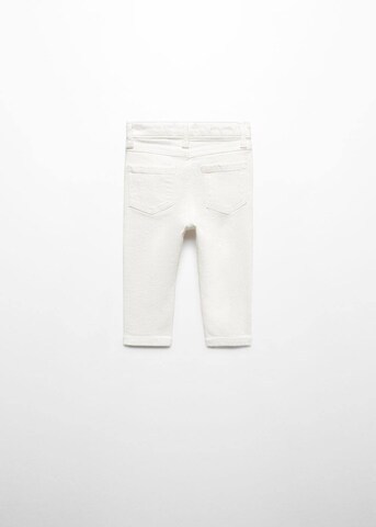 MANGO KIDS regular Jeans 'Elena' i hvid