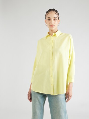 Happiness İstanbul Bluse in Gelb: Vorderseite