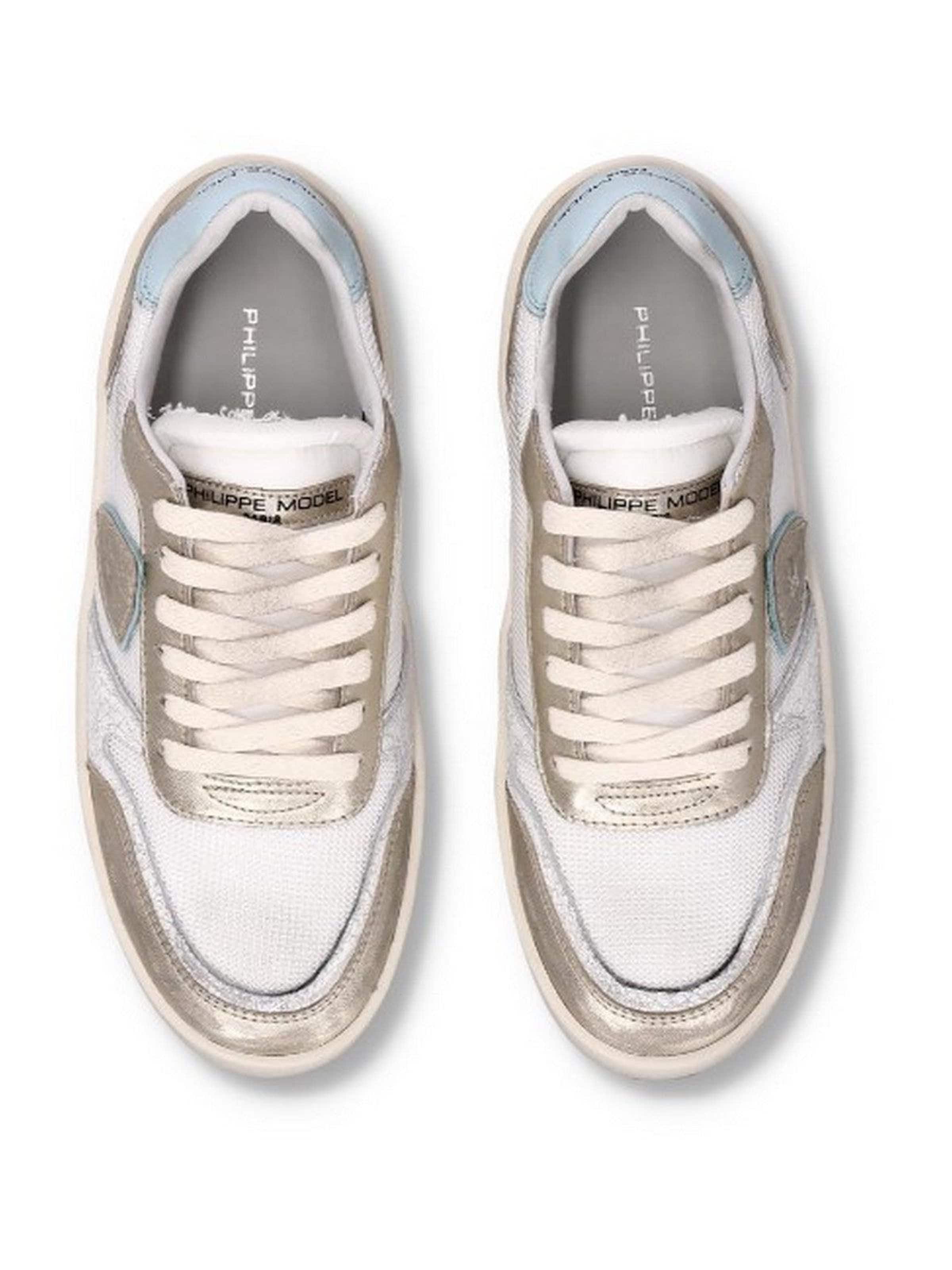 Philippe Model - Zapatos con cordón en blanco