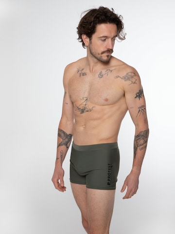 PROTEST Bathing trunks 'CARST' in Green