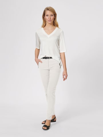 Skinny Pantalon MADELEINE en blanc