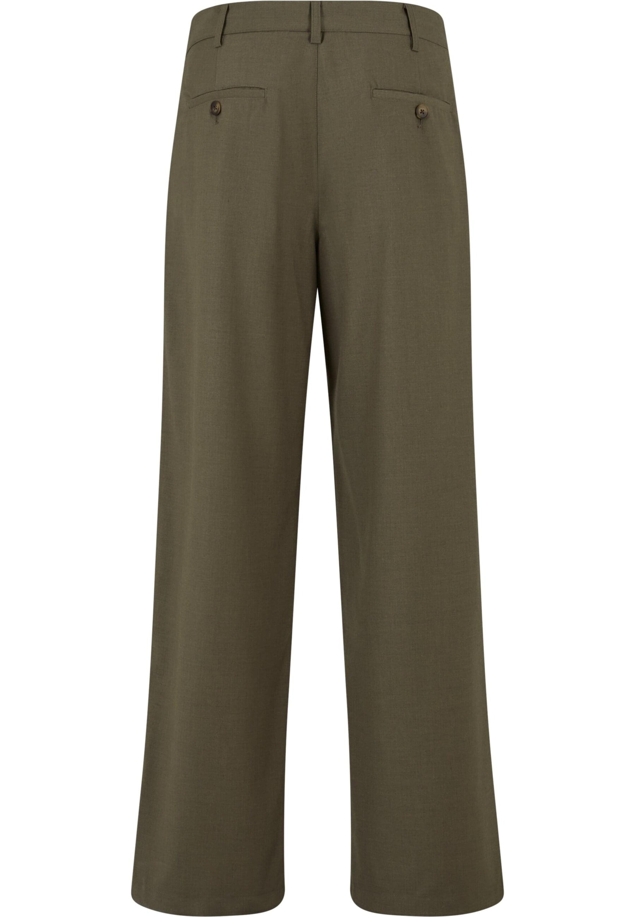 Loosefit Pantaloni con pieghe di Prohibited in verde