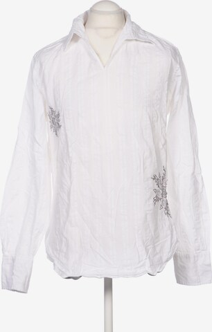 GUESS Button Up Shirt in L in White: front