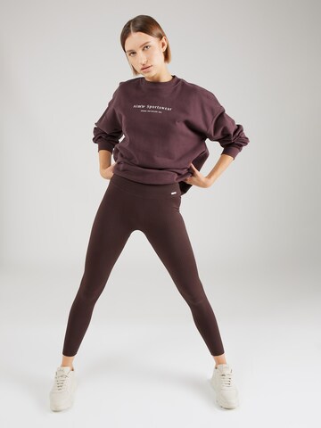 Skinny Pantalon de sport aim'n en marron