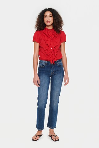 SAINT TROPEZ Blouse in Rood