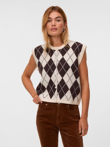 Gilet di VERO MODA in beige: frontale