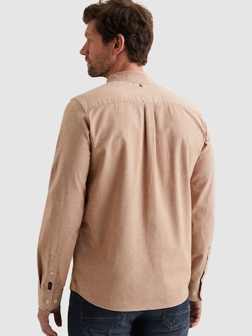 PME Legend - Ajuste regular Camisa 'Oxford shirt with chest pocket and button-down collar' en naranja