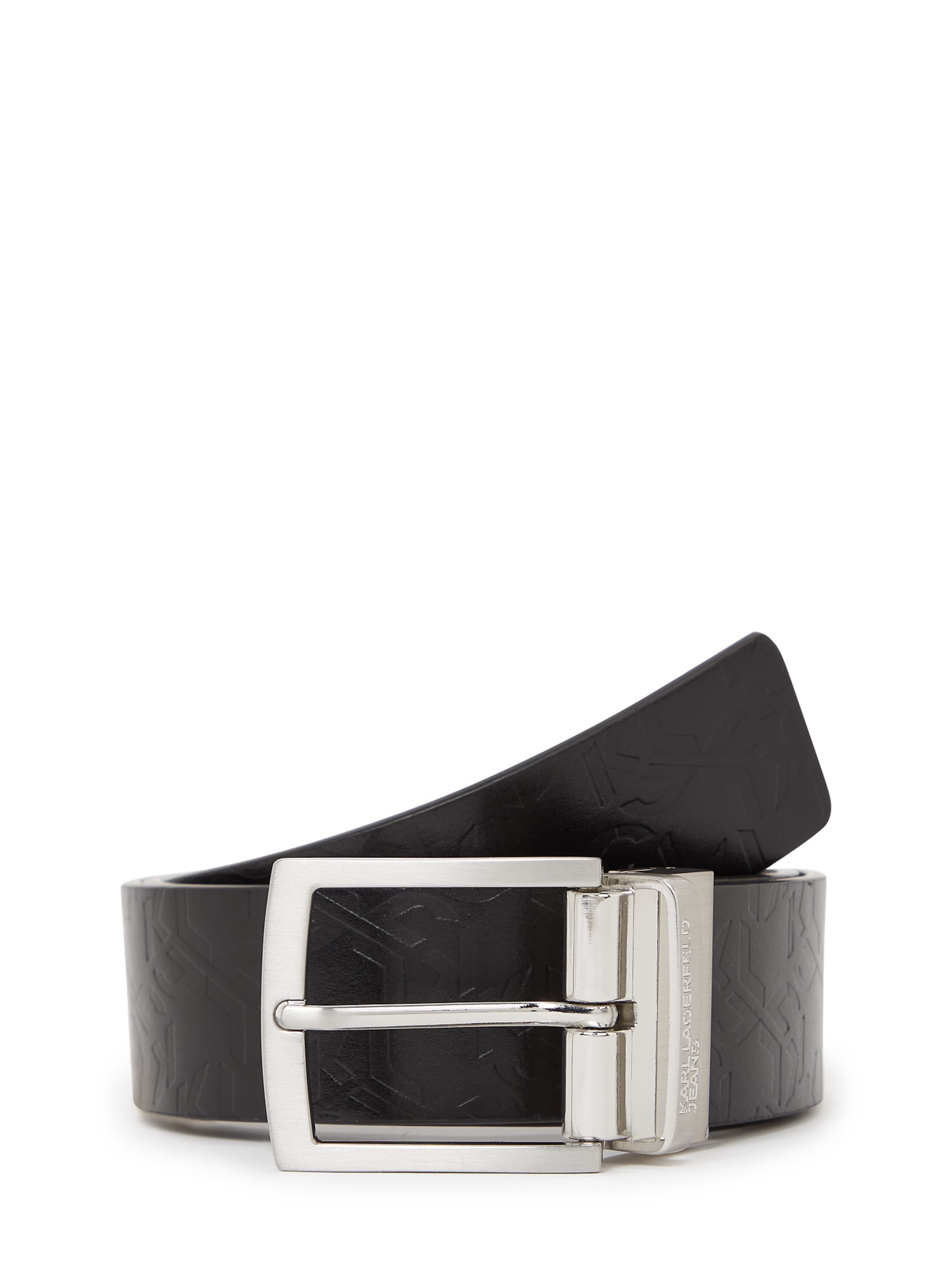 KARL LAGERFELD JEANS Bälte i svart: framsida