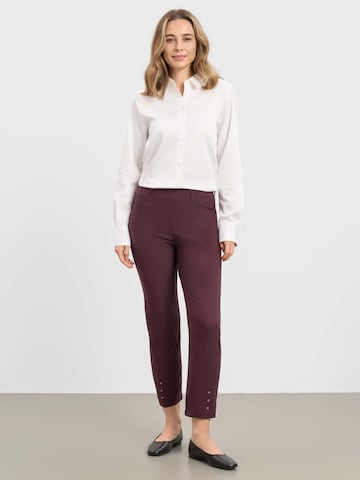 LAURIE Regular Trousers 'Rose' in Purple