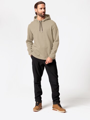 VAUDE Sports sweatshirt in Beige