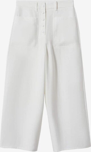 MANGO Spodnie w kolorze białym, Podgląd produktu