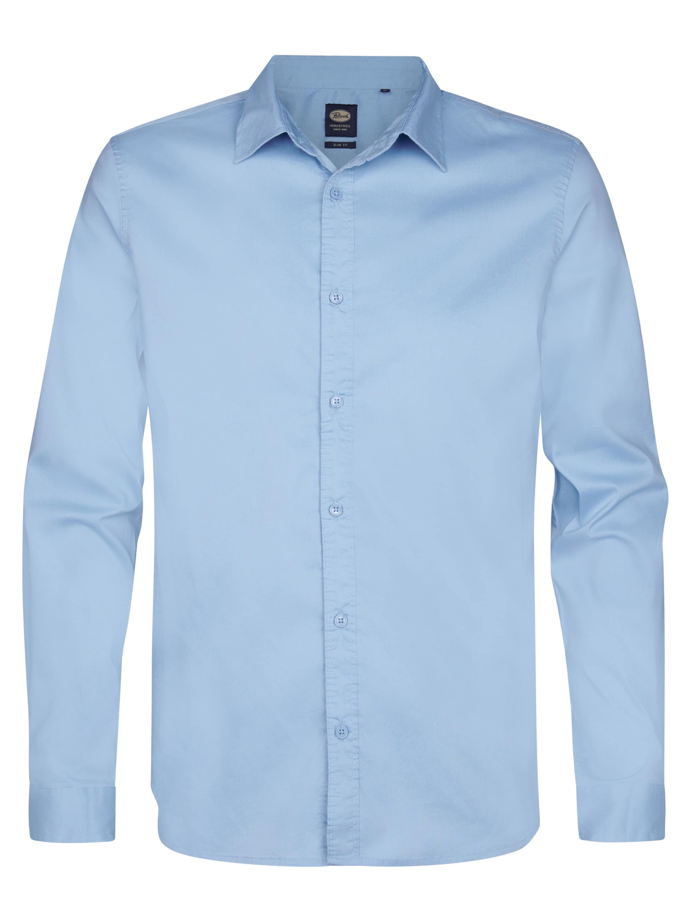 Petrol Industries Πουκάμισο σε μπλε: μπροστά