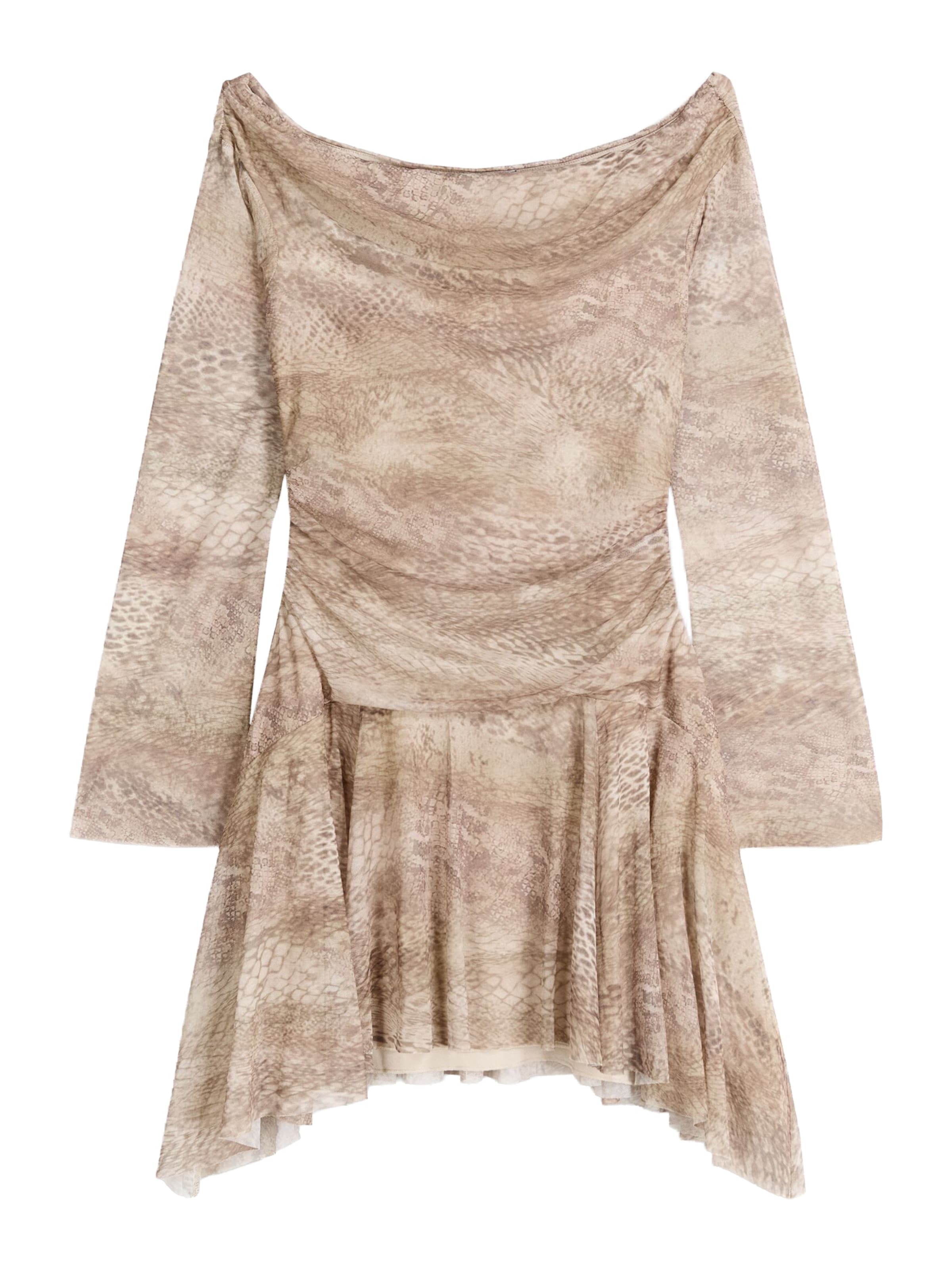 Rochie de la Bershka pe galben: față