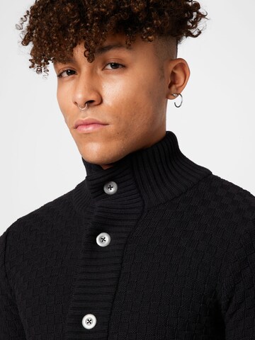 Kronstadt Knit Cardigan 'Benjamin' in Black