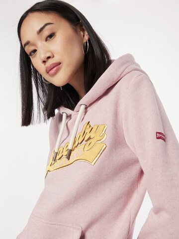 Superdry - Sweatshirt em rosa