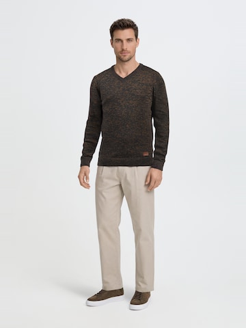 BLEND - Pullover 'Dansel' em castanho