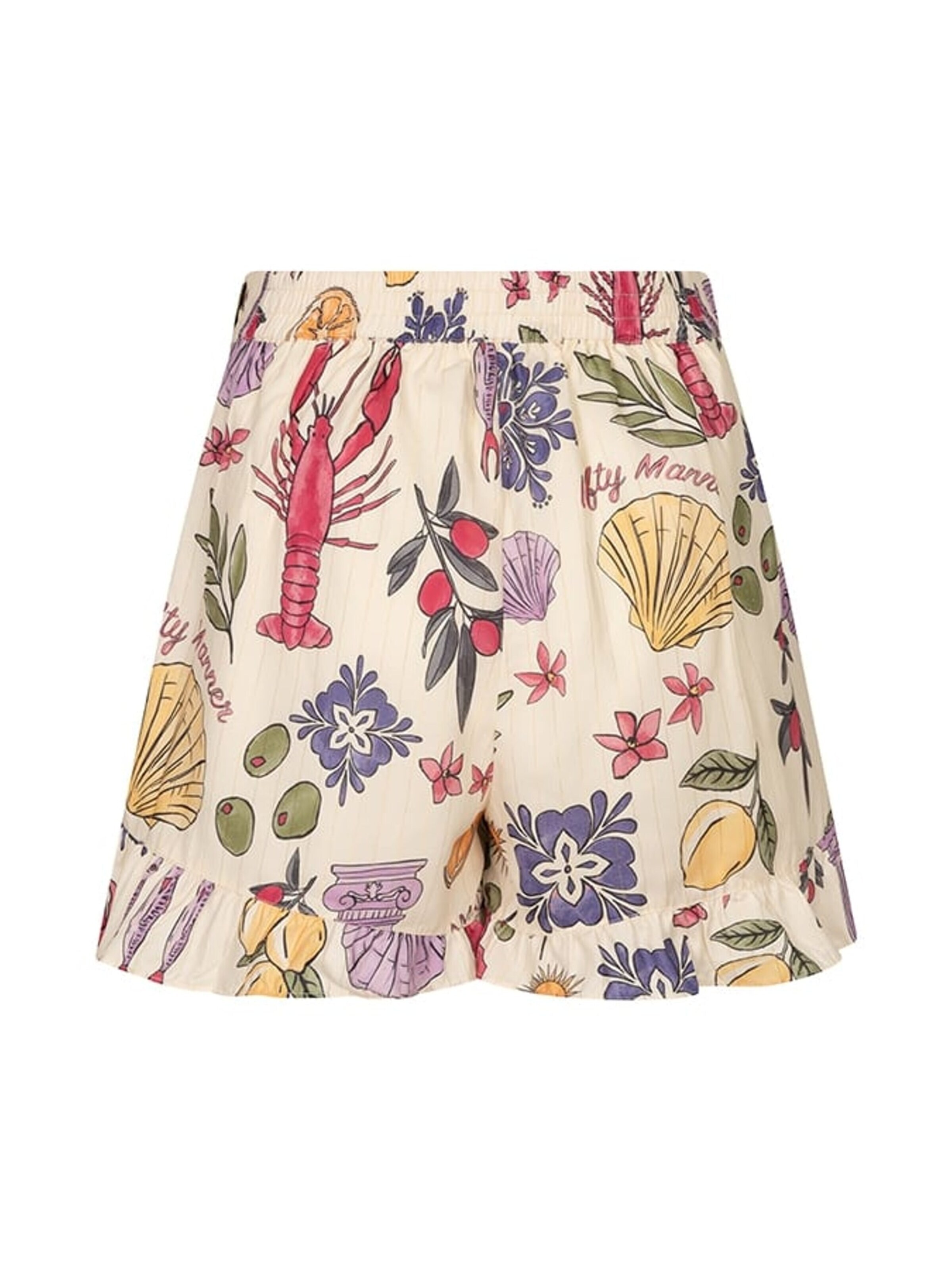 LOFTY MANNER Skirt 'RE40 - Skort Sandy' in Beige