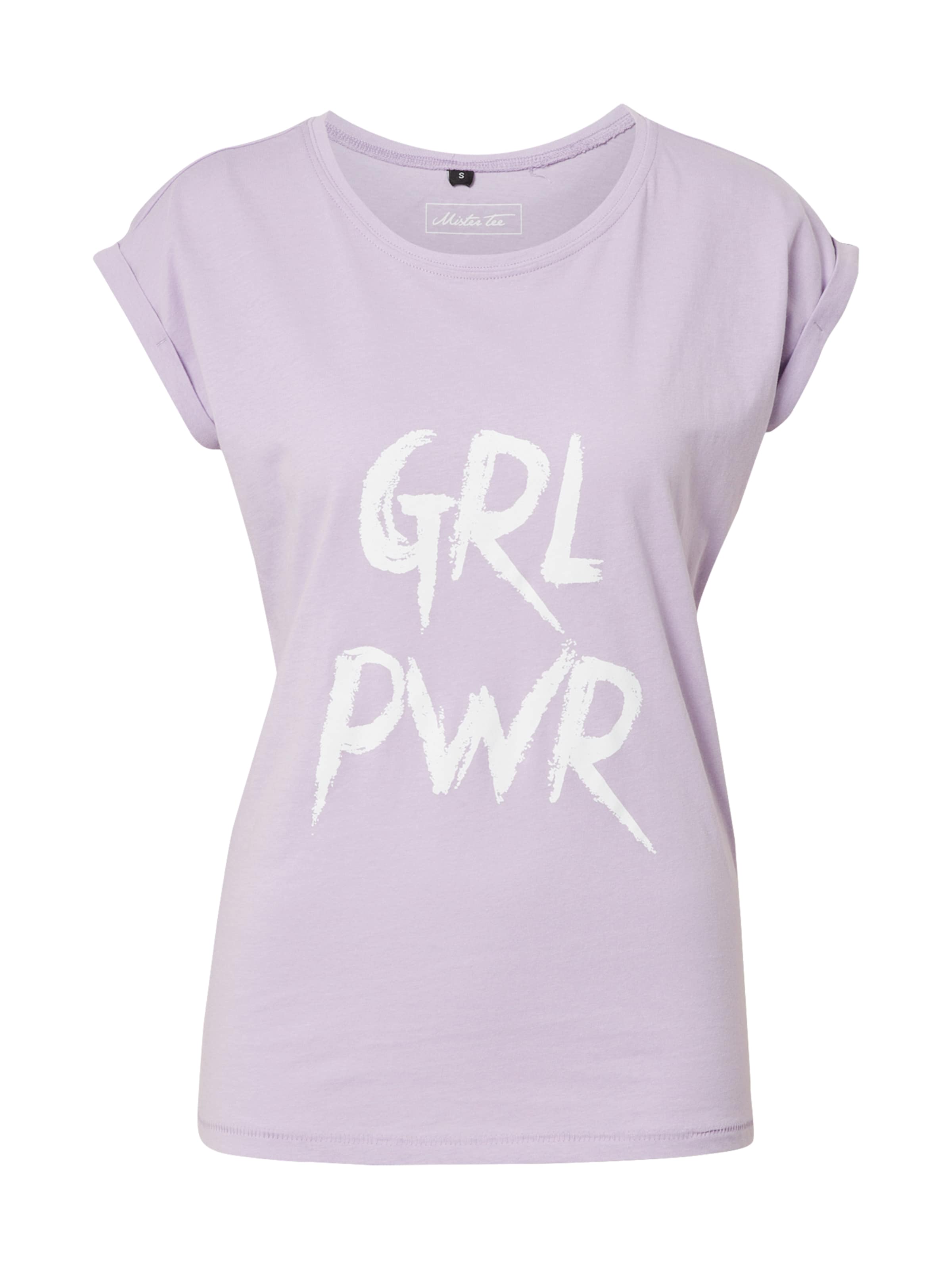 Merchcode Shirt 'Grl Pwr' in Purple: front