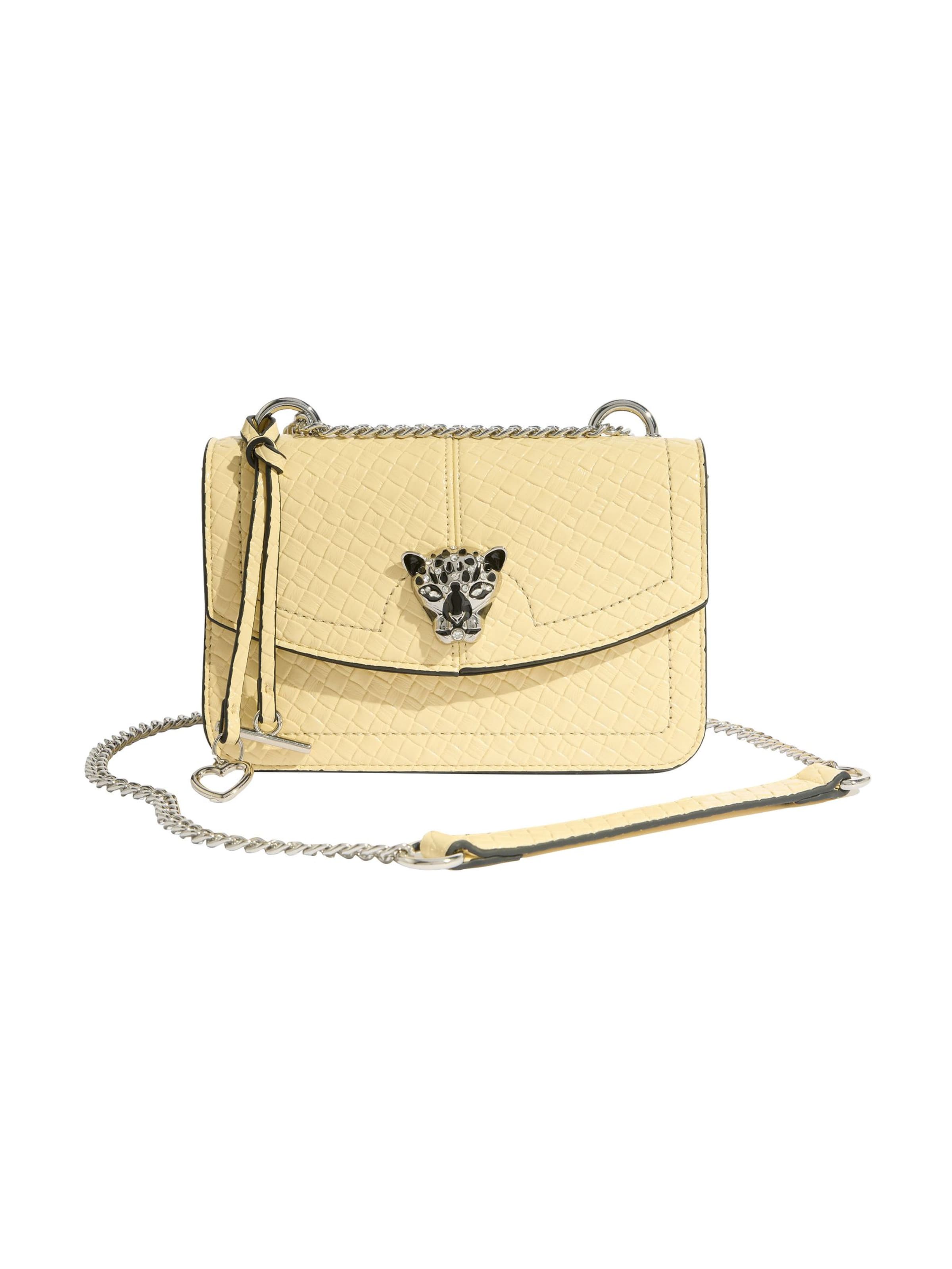 Lipsy Shoulder bag in Yellow: front