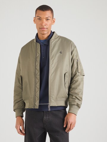 Calvin Klein Jeans Jacke in Grün: Vorderseite