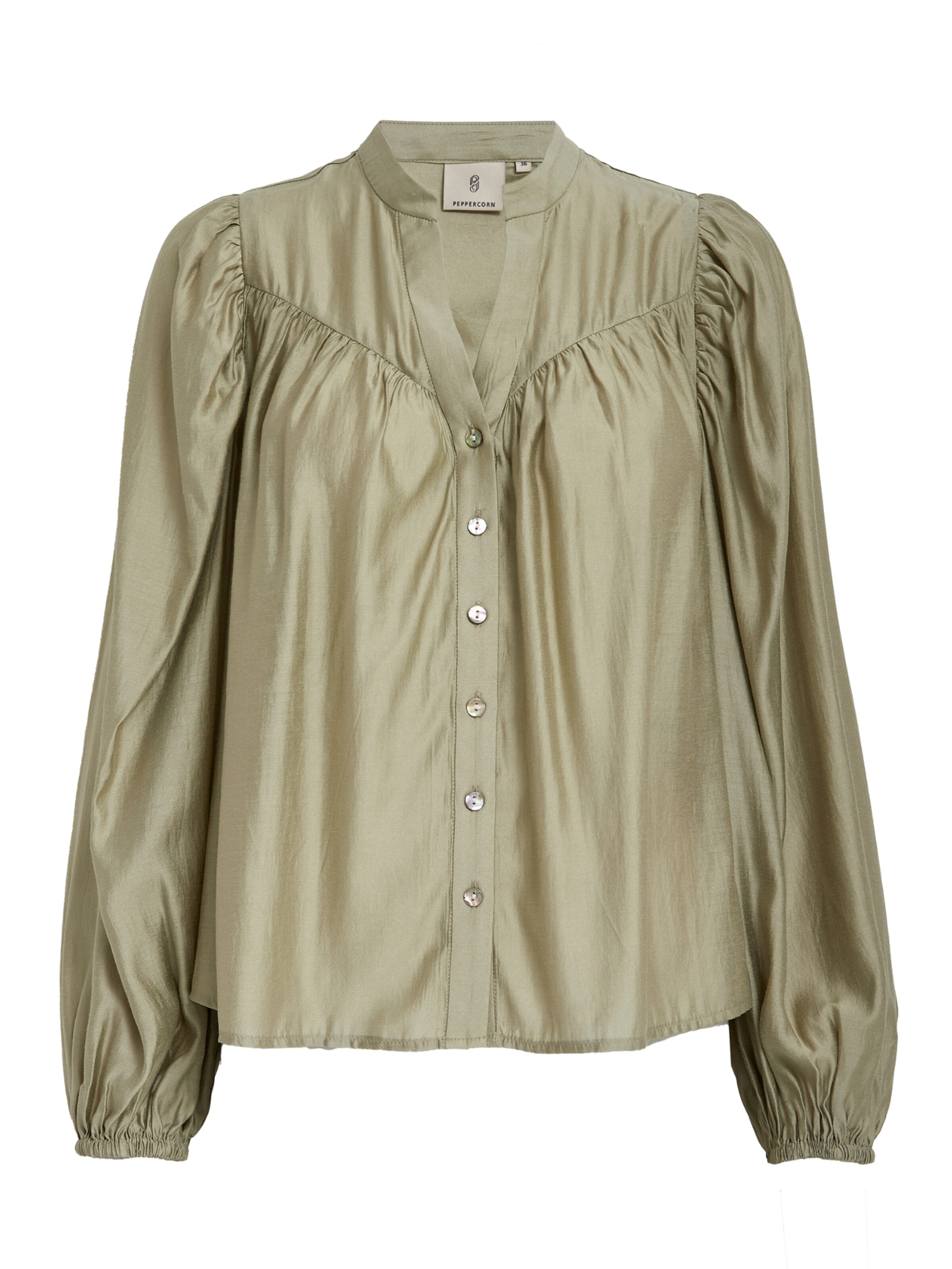 Peppercorn Tričko 'Ida' – zelená: přední strana