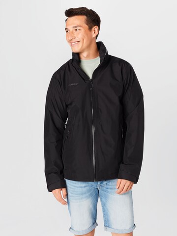 MAMMUT Outdoorjacke 'Ayako' in Schwarz: predná strana