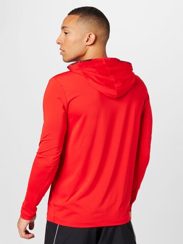 ADIDAS SPORTSWEAR Sport sweatshirt 'Dm Po' i röd