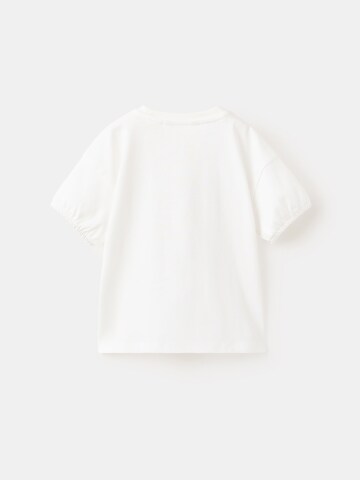 MANGO KIDS Tričko 'PDLOVE' - Biela