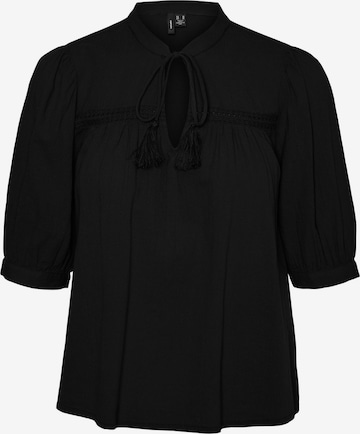 VERO MODA Blouse 'Pretty' in Zwart: voorkant