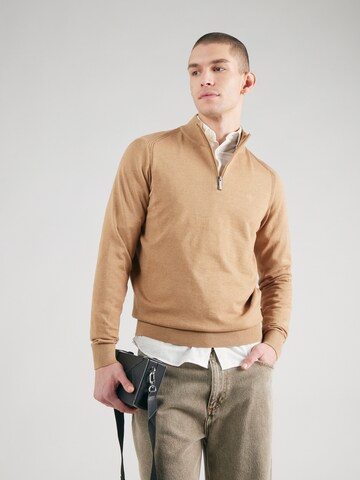 Pull-over bugatti en gris : devant