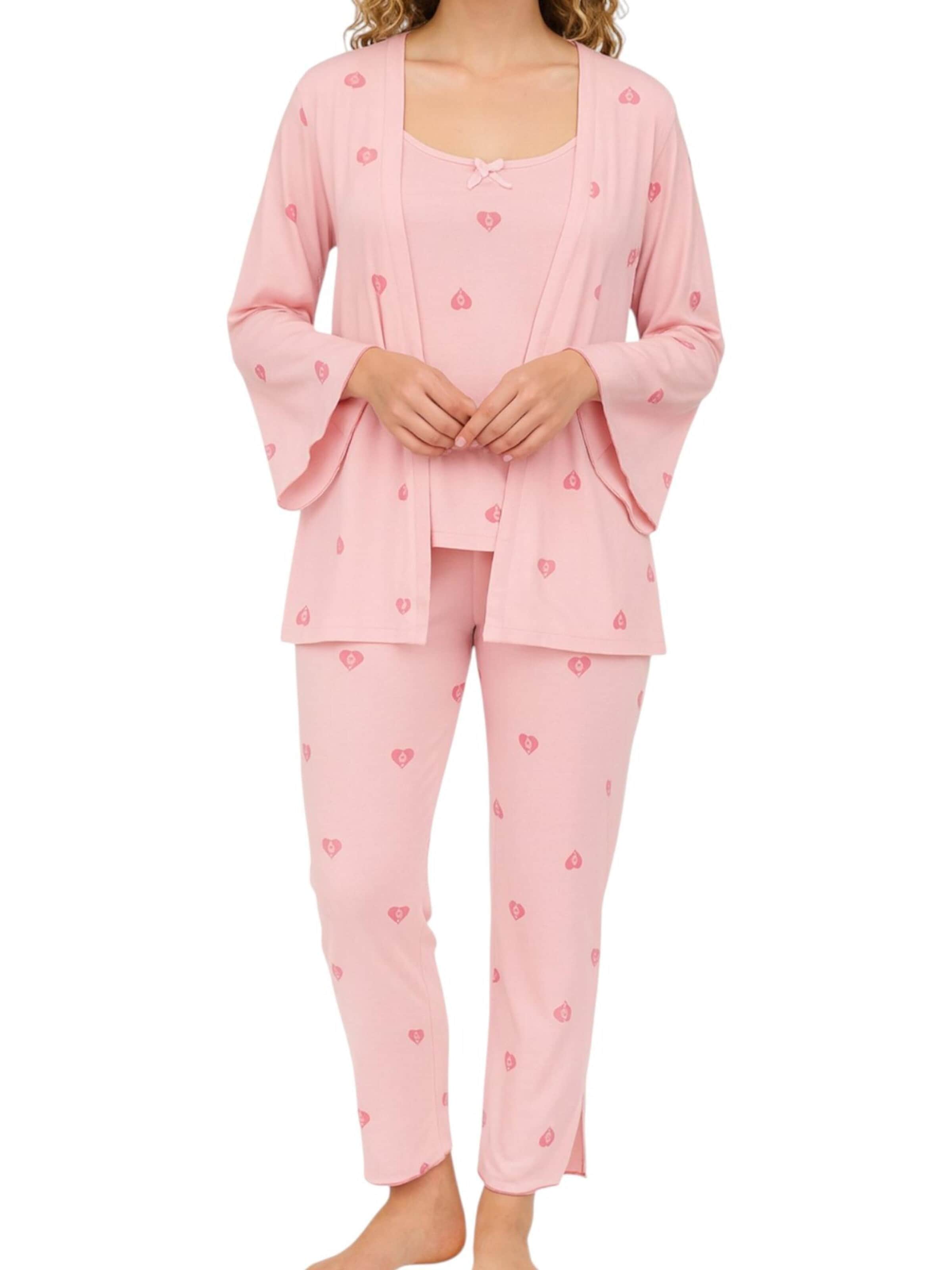 Pigiama 'LoungeDream' di fashionshowcase in rosa