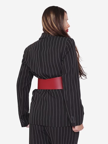 Haute Cuir Belt 'Maia Corset' in Red