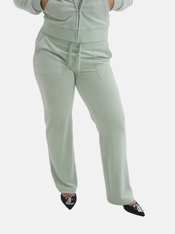 Juicy Couture Regular Pants ' DEL RAY ' in Green: front