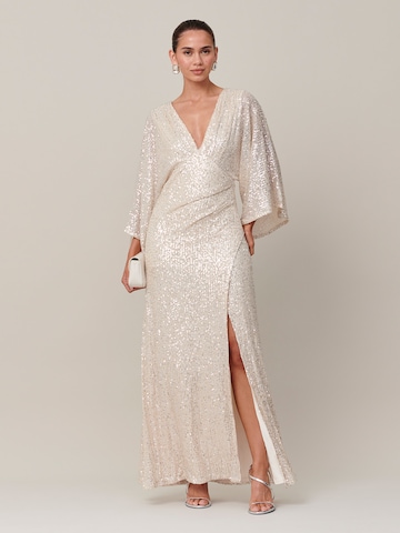 Sável - Vestido de noche 'Catania' en beige
