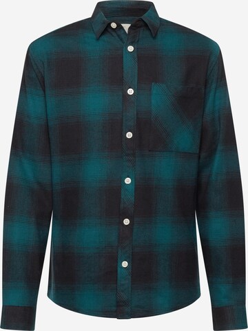 Coupe regular Chemise 'Marcel' Redefined Rebel en vert : devant