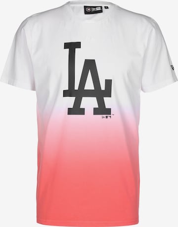 T-Shirt NEW ERA en rose : devant