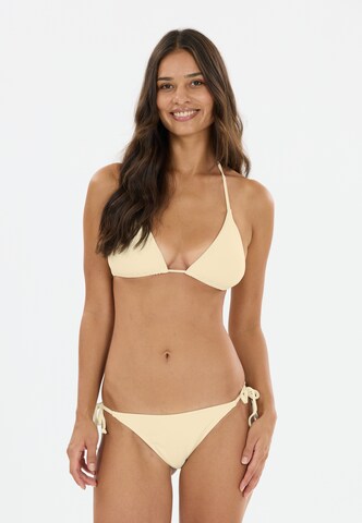 Athlecia Triangel Bikinitop 'Sherrill' in Geel: voorkant