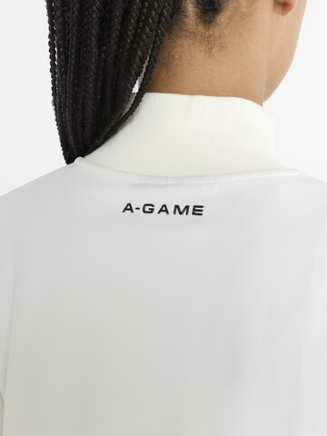 Giacca di felpa 'Oversized Track Jacket' di A-Game in beige