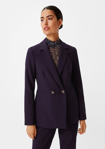 Blazer comma casual identity en violet : devant