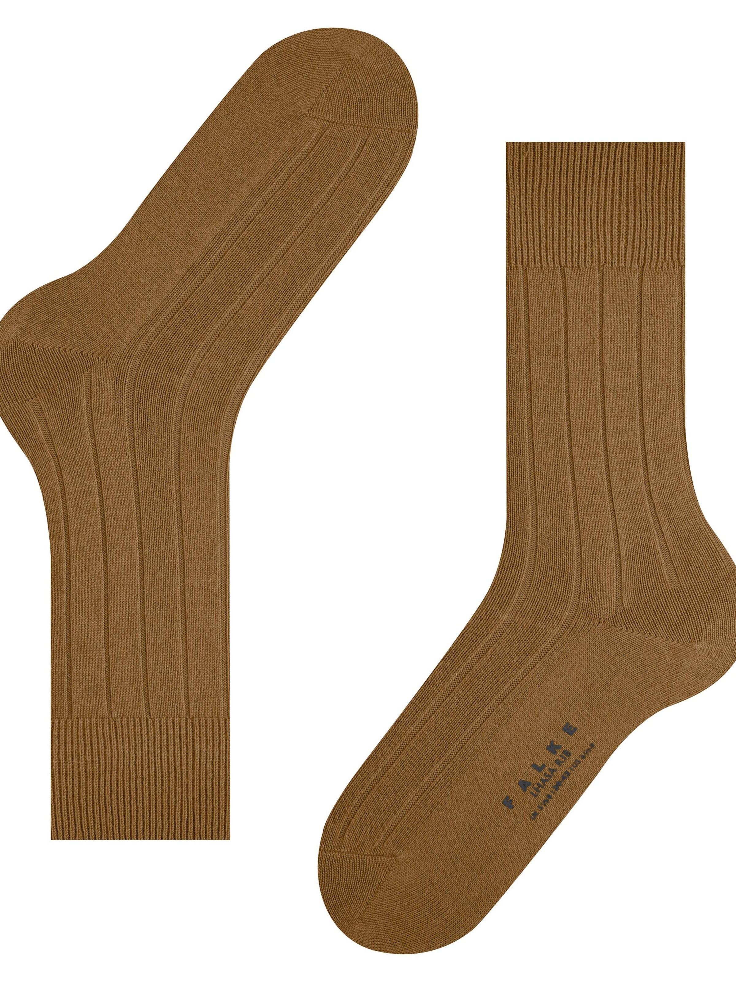 FALKE Socks 'Lhasa Rib' in Brown
