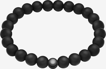 True Rebels Armband in Schwarz: Vorderseite