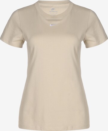 Nike Sportswear T-shirt i beige: framsida