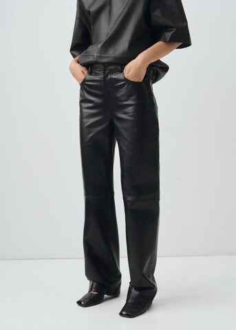 MANGO Wide Leg Hose 'Alexa' in Schwarz