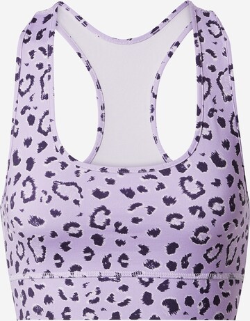 Hey Honey Bustier Sport bh in Lila: voorkant