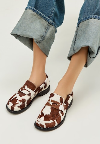 CESARE GASPARI Slip-ons in Brown
