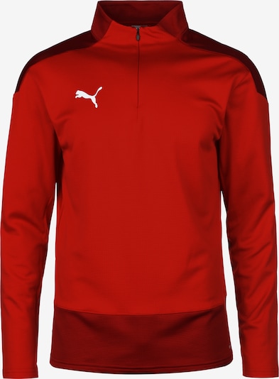 PUMA T-Shirt fonctionnel en rouge / rouge clair / blanc, Vue avec produit