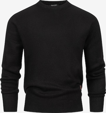 Pull-over 'INTrax' INDICODE JEANS en noir : devant