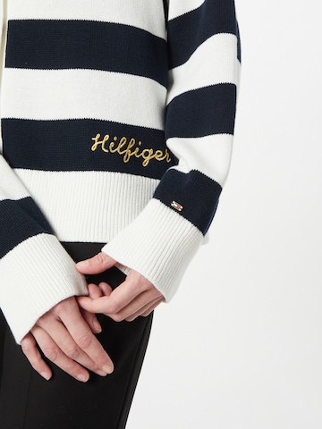 TOMMY HILFIGER - Casaco de malha em azul