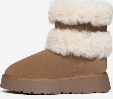 Gooce - Botas 'MARA' en marrón: frente