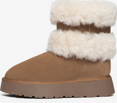 Gooce Boots 'MARA' en 36 en crème / marron, Vue avec produit